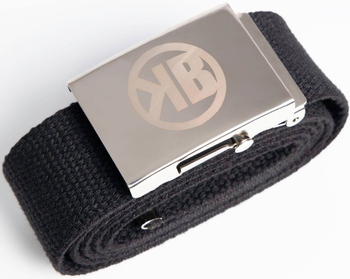 Pasek parciany czarny KONTRABANDA 120cm