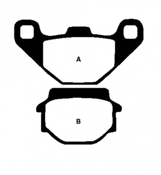 Klocki hamulcowe EBC FA067 (kpl. na 1 tarcze)