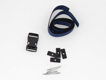 Elastyczny pasek z nitami i klipsami do kufra bocznego i centralnego Hepco&Becker Journey 42 42/50/52 oraz kufra centralnego Junior 55