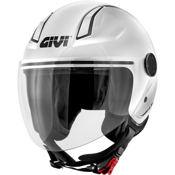 GIVI KASK MOTOCYKLOWY 11.7B OTWARTY TYPY JET Z BLENDĄ - BIAŁY