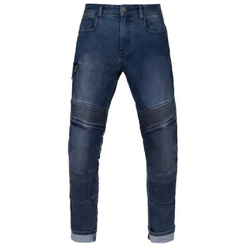 SPODNIE JEANS BROGER OHIO TAPERED FIT WASHED niebieskie