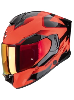 Kask motocyklowy integralny SCORPION EXO-530 AIR CLIP Red-Black