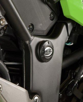 Zaślepka ramy RG RACING KAWASAKI NINJA 250/300 / Z250 GÓRNA LEWA LUB PRAWA BLACK