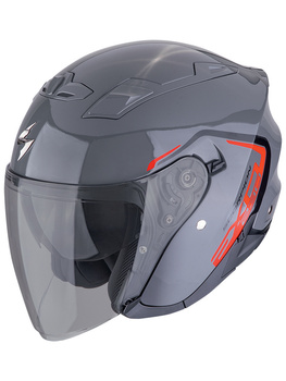 Kask motocyklowy otwarty SCORPION EXO-230 CIT-E Grey-red