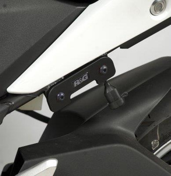 Zaślepka podnóżka RG RACING HONDA CBR250R 11- (LEWA STRONA) BLACK