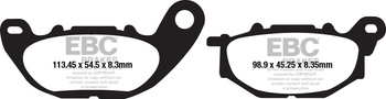 Klocki hamulcowe EBC FA663HH wzmacniane (kpl. na 1 tarcze)