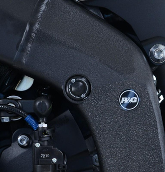 Zaślepka ramy RG RACING YAMAHA YZF-R6 17- LEWA STRONA BLACK