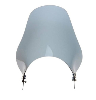 Szyba owiewki mocowanie z boku 385x300 przyciemniana