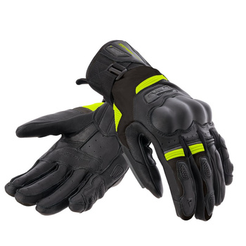 RĘKAWICE SKÓRZANE REBELHORN RANGE BLACK/ANTHRACITE/FLUO YELLOW