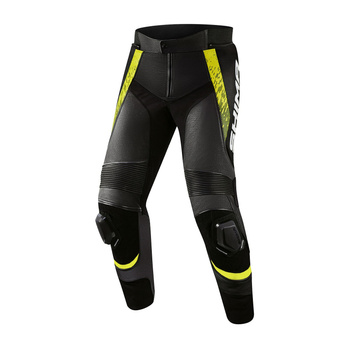 Spodnie skórzane SHIMA STR 2.0 PANT BLK FLUO