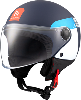 Kask otwarty MT OF501B STREET S INBOARD C7 MATT matowy