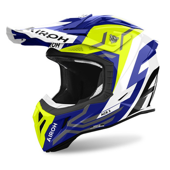 Kask motocyklowy Airoh Aviator Ace 2 Ground Yellow Gloss