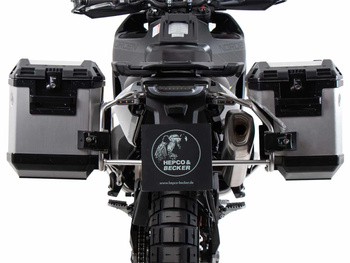 Wycięcie na kufer boczny ze stali nierdzewnej, w tym srebrne kufry boczne Xplorer do Husqvarny Norden 901 / Expedition (2022-)