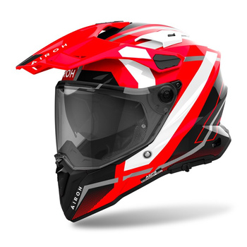 Kask motocyklowy cross/enduro AIROH COMMANDER 2 MAVICK RED GLOSS