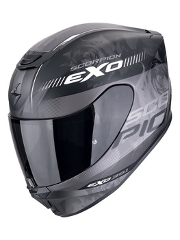 Kask motocyklowy integralny SCORPION EXO-391 AVA Matt Black-Silver