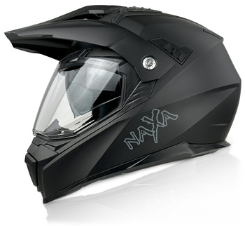 Kask motocyklowy NAXA CO3/B czarny mat