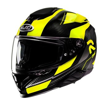 Kask motocyklowy integralny HJC RPHA71 HAMIL CARBON BLACK/YELLOW