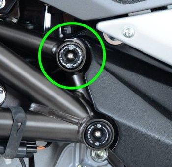 Zaślepka ramy RG RACING MV AGUSTA F3 675/800 /RIVALE 800 LEWA LUB PRAWA BLACK