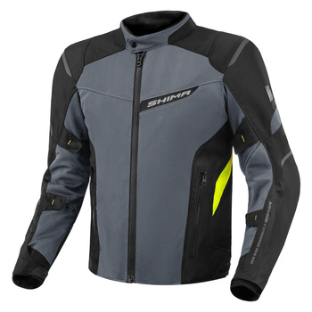 Kurtka motocyklowa tekstylna SHIMA RUSH 2.0 MEN VENT JKT FLUO