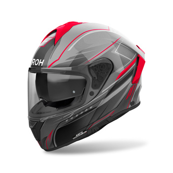 Kask motocyklowy integralny AIROH SPARK 2 SHADOW RED GLOSS