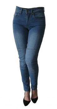 Spodnie jeansowe LOOKWELL DENIM 501 EVO damskie standardowe ciemne 26