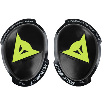 Slidery kolan DAINESE RSS 4.0 FULL KIT czarno żółte FLUO