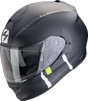 Kask motocyklowy integralny SCORPION EXO-491 CODE czarny mat-srebrny