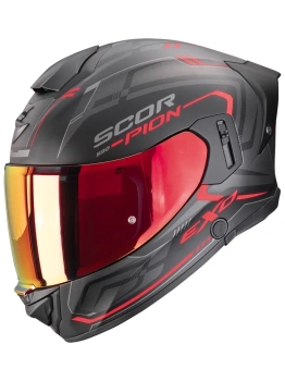 Kask motocyklowy integralny SCORPION EXO-530 AIR SLOPE Matt Black-Red