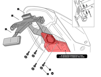 Fender eliminator PUIG do Ducati Monster 937 21-22