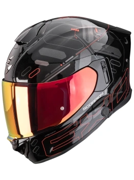 Kask motocyklowy integralny SCORPION EXO-530 AIR FOND Metal Black-Red