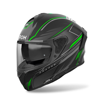 Kask motocyklowy integralny Airoh Spark 2 SHADOW zielony matowy