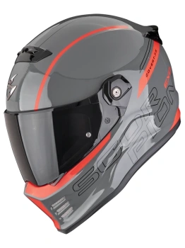 Kask motocyklowy integralny SCORPION COVERT FX DANKO Grey-Red
