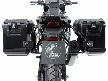 Harley-Davidson Pan America 1250/Spe 2021-2023 Stelaż Cutout + czarne kufry boczne Xplorer
