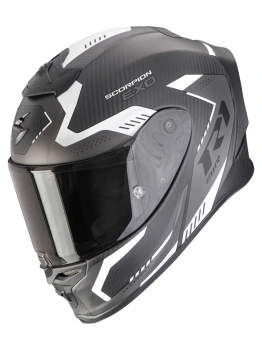 Kask motocyklowy integralny SCORPION EXO-R1 EVO CARBON AIR PROPEL Matt Black-Silver