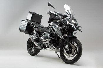 Zestaw zabezpieczający motocykl ADVENTURE SW-MOTECH BMW R1200GS LC (12-16) silver