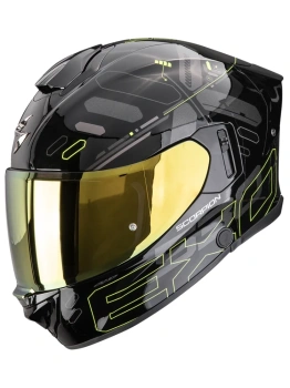 Kask motocyklowy integralny SCORPION EXO-530 AIR FOND Black-Neon yellow