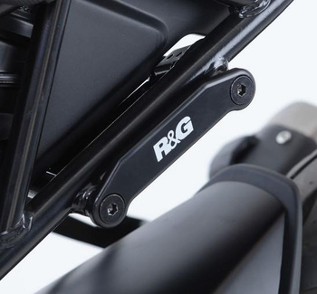 Zaślepka podnóżka RG RACING KTM RC125 (17-)/RC390 (17-) LEWA STRONA BLACK