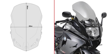 Szyba GIVI dymiona 58 x 40 (H x W) - BMW F 800 GT (13 > 15)