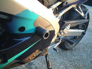 Crashpady Classic RG RACING KAWASAKI ZX9R C1/C2/E1/E2 BLACK