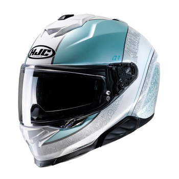 Kask motocyklowy HJC I71 SERA WHITE/BLUE