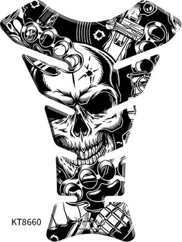 Tank Pad KEITI SKULL - biały