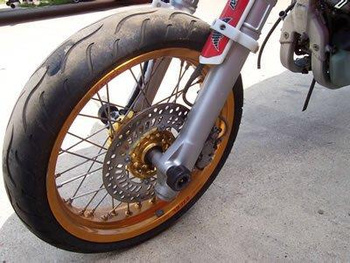 Slidery przedniego zawieszenia RG RACING HONDA XR 650R BLACK