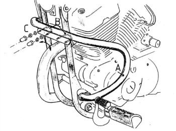 Yamaha XV 125/250 Virago (1989-2002) Gmol silnika