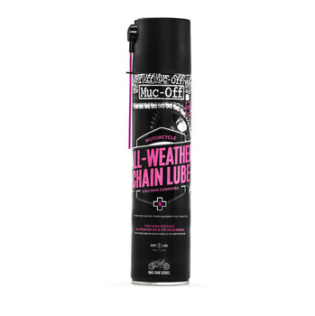 Muc-Off Smar do łańcucha na zmienne warunki pogodowe, baza ceramiczna - 400ml - All-Weather Chain Lube