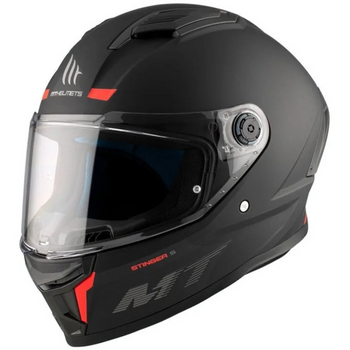 Kask integralny MT FF126 STINGER 2 SOLID A11 czarny mat