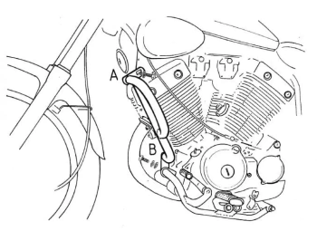 Yamaha XV 535/S Virago (1988-2003) Gmol silnika