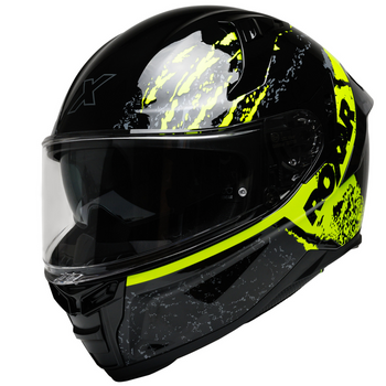 Kask motocyklowy szczękowy ROXAR BAYAMO EVO Toxic