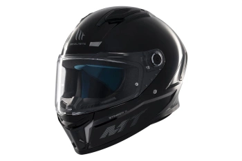 Kask integralny MT FF126 STINGER 2 SOLID A11 GLOSS BLACK czarny połysk