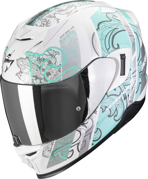 Kask motocyklowy integralny SCORPION EXO-520 AIR FASTA biały niebieski