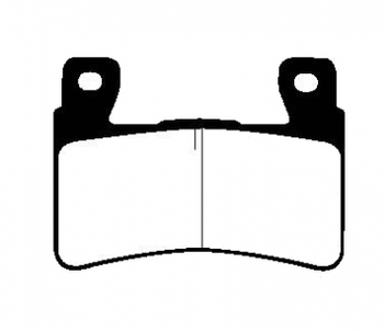 Klocki hamulcowe EBC FA296HH wzmacniane (kpl. na 1 tarcze)